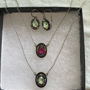 Firefly jewelry! Never worn. Two necklaces and one set of earrings.